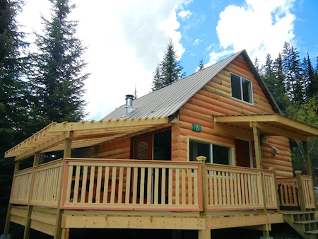 Come stay in one of our cabins. 