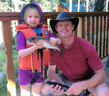 Trout fishing is family fun!