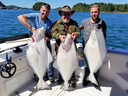 BC West Coast Halibut Fishing at Ucluelet